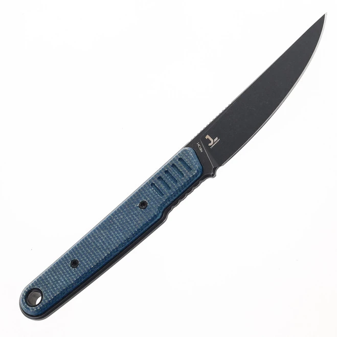 Kubey JL Kwaiken Fixed Blade Knife Blue Micarta Handle 14C28N Plain Edge KU355B 4 Kubey JL Kwaiken Fixed Blade Knife Blue Micarta Handle 14C28N Plain Edge KU355B - Image 2