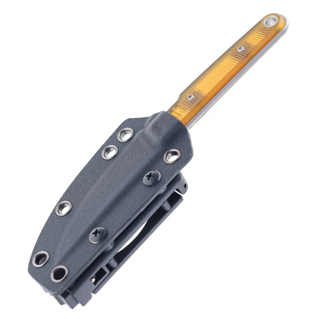 Kubey JL Kwaiken Fixed Blade Knife Ultem G10 Handle 14C28N Plain Edge Beadblast Finish KU355C 6 Kubey JL Kwaiken Fixed Blade Knife Ultem G10 Handle 14C28N Plain Edge Beadblast Finish KU355C - Image 4