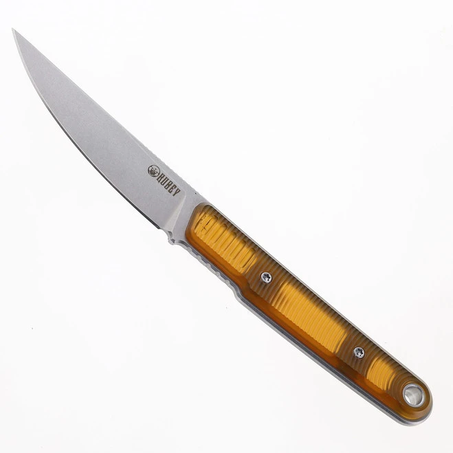Kubey JL Kwaiken Fixed Blade Knife Ultem G10 Handle 14C28N Plain Edge Beadblast Finish KU355C 3 Kubey JL Kwaiken Fixed Blade Knife Ultem G10 Handle 14C28N Plain Edge Beadblast Finish KU355C