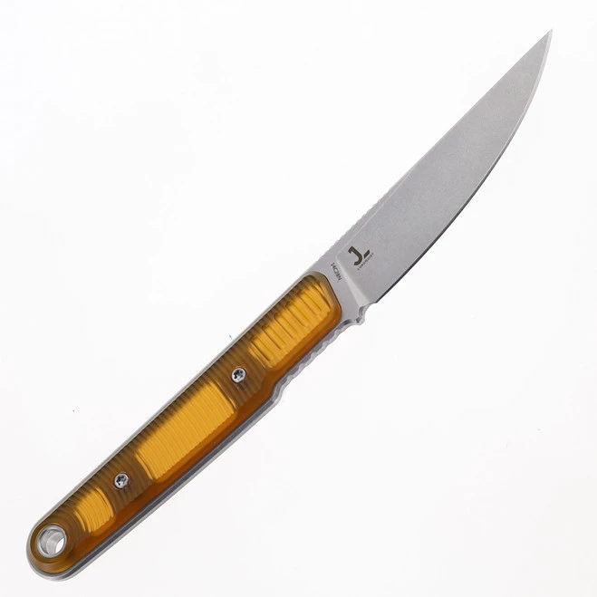 Kubey JL Kwaiken Fixed Blade Knife Ultem G10 Handle 14C28N Plain Edge Beadblast Finish KU355C 4 Kubey JL Kwaiken Fixed Blade Knife Ultem G10 Handle 14C28N Plain Edge Beadblast Finish KU355C - Image 2