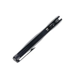 Karbon Liner Lock Folding Knife Black Aluminum Handle Plain Edge KARB120 -White Mountain Knives Shop Karbon KARB12007 57667.1730915338