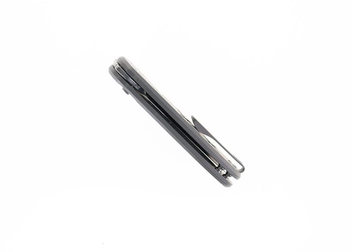 WMK Exclusive Kizer Yue Cormorant Button Lock Folding Knife Titanium Handle M390 Sheepsfoot Plain Edge KI4562E4 - Image 3