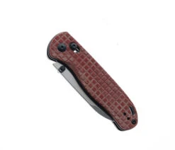 (V2) Exclusive Kizer Drop Bear Pocket Knife Red Micarta Handle S35VN Plain Edge Stonewashed Finish Ki3619E -White Mountain Knives Shop Kizer Drop Bear 3619E1 01 57449.1680635491.1280.1280 01736.1680715111