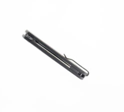 LuvThemKnives Rezult Button Lock, Finger Flicker & Flipper Pocket Knife Titanium Handle Burgundy G10 Inlay 20CV Steel LTK-609-1 -White Mountain Knives Shop LTK Rezult 05 52155.1691170665