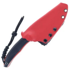 Max Tkachuk Custom Beshket Scandi Drop Point Fixed Blade Knife Black/Red G10 Red Kydex Sheath 11 Max Tkachuk Custom Beshket Scandi Drop Point Fixed Blade Knife Black/Red G10 Red Kydex Sheath -White Mountain Knives Shop MAX TKACHUK MT BE BK RD 02 85591.1715626014