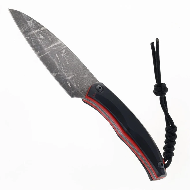 Max Tkachuk Custom Beshket Scandi Drop Point Fixed Blade Knife Black/Red G10 Red Kydex Sheath 3 Max Tkachuk Custom Beshket Scandi Drop Point Fixed Blade Knife Black/Red G10 Red Kydex Sheath