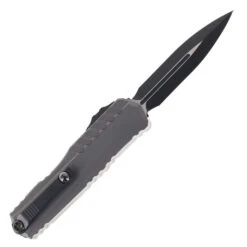 Microtech Cypher II OTF Automatic Knife Natural Clear Handle Black Dagger Standard 1242-1NC -White Mountain Knives Shop MICROTECH CYPHER D E 1242 1 NC 06 56021.1758045463