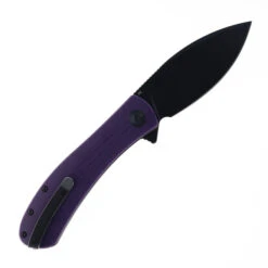 Trollsky Mandu Folding Knife Purple G10 Handle D2 Plain Edge Black Stonewash Finish MT005-XL -White Mountain Knives Shop MT005 XL03 11803.1731439132