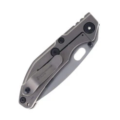 North Mountain Blades Folding Knife Gray Titanium Handle SLD Tanto Plain Edge 2522-Ti-Tanto -White Mountain Knives Shop NORTH MOUNTAIN BLADE 2522 TI TANTO GREY 04 53110.1756475724