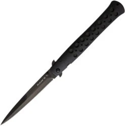 Cold Steel Ti-Lite Folding Knife Black Zy-Ex Handle AUS8A Plain Black Blade CS26SXPBKBK