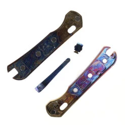 Piratech Entropic Anodized Scales Golden Beach & Summer Waves -White Mountain Knives Shop PIRATECH BEACH LIGHTING 03 14943.1718212037