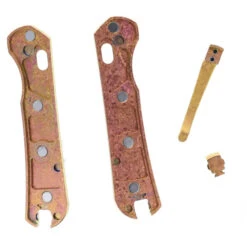 Piratech Knife Scales Crystallization Scales Sakura Pink (Copper Colored) -White Mountain Knives Shop PIRATECH COPPER 02 81141.1718219044