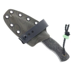 Primitive Woodsman Fixed Blade Knife Black Micarta Handle 80CrV2 Plain Edge -White Mountain Knives Shop PRIMITIVE WOODSMAN 01 47151.1744291490