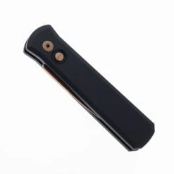 Pro-Tech Godson Auto Knife Black Aluminum Handle 154CM Spear Point Plain Rose Gold Blade 721-RG -White Mountain Knives Shop PROTECH 721 RG GODFATHER 01 78041.1749057393