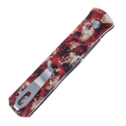 Pro-Tech Godfather Automatic Knife Black/Gray/Red Aluminum Handle 154CM Spear Point Plain Edge 921-Satin CTC -White Mountain Knives Shop PROTECH 921 satin ctc godfather 04 12964.1756137462