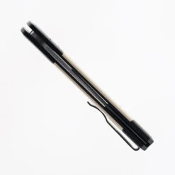 Pro-Tech 951 Godfather Auto Knife White Aluminum/Black Micarta Handle Satin Finish PT-951 -White Mountain Knives Shop PROTECH 951 GODFATHER TUXEDO 02 67596 76846.1749056418