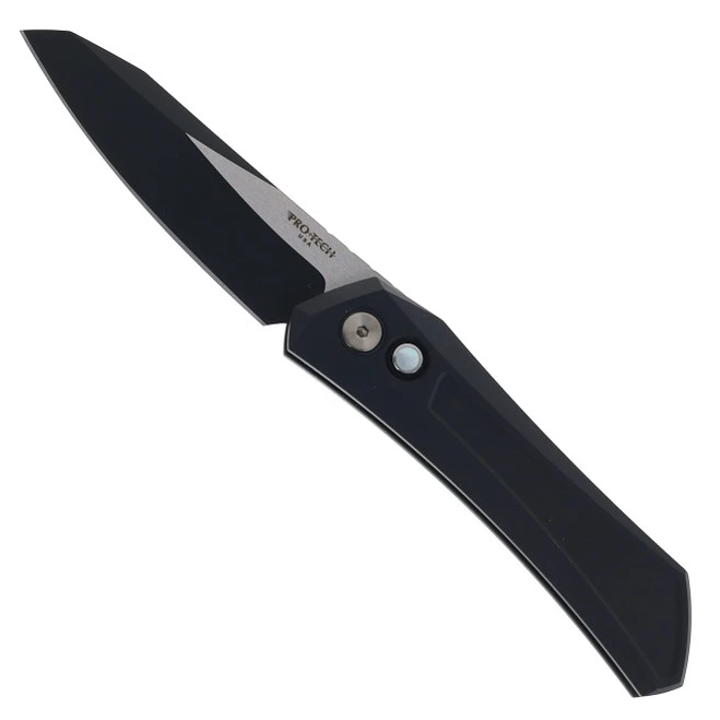 Pro-Tech Oligarch Automatic Knife Black Aluminum Handle Magnacut Sheepsoot Plain Edge Black/Satin Finish DS103-LTD 3 Pro-Tech Oligarch Automatic Knife Black Aluminum Handle Magnacut Sheepsoot Plain Edge Black/Satin Finish DS103-LTD