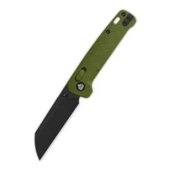 QSP Penguin Glyde Folding Knife OD Green FRN Handle 14C28N Sheepsfoot Plain Black Blade QS130GL-B2 -White Mountain Knives Shop QS130GL B2 1 03871.1749821915