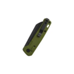 QSP Penguin Glyde Folding Knife OD Green FRN Handle 14C28N Sheepsfoot Plain Black Blade QS130GL-B2 -White Mountain Knives Shop QS130GL B2 4 23395.1749821915