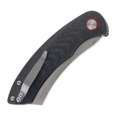 RED HORSE HELL RAZOR P SERIES AUTO CARBON FIBER HANDLE SATIN S35V BLADE HRAUTCFSAT -White Mountain Knives Shop RED HORSE AUTO OLD 03 36014 25658.1749050013