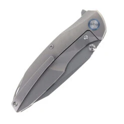 REMETTE RT-Cool Whale Folding Knife Gray Tianium Handle M390 Plain Edge RTCL-T1 -White Mountain Knives Shop REMETTE COOL WHALE RTCL T1 04 56146.1756924629
