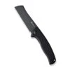 Sencut Traxler Folding Knife Black G10 Handle 9Cr18MoV Sheepsfoot Plain Edge Black Stonewash Finish S20057C-1