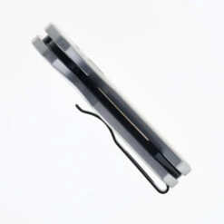 Pro-Tech Knives Runt 5 Automatic Knife Satin Silver Handle DLC Black 20CV Blade R5203-SILVER -White Mountain Knives Shop SIXLEAF SL R5203 SILVER RUNT 5 02 37999.1752168350