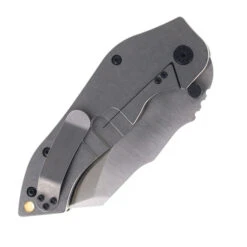 Sniper Blade Works DMF Folding Knife Green/Gold G10 Handle S35VN Reverse Tanto Plain Edge Satin Finish -White Mountain Knives Shop SNIPER DMF 06 32808.1747072131