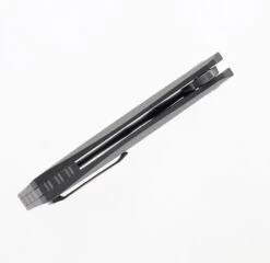 Two Sun Folding Knife Gray Titanium Handle D2 Plain Edge TS59 -White Mountain Knives Shop TWOSUN TS59 04 00524.1696350929