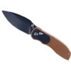 Tuya Big Belly Folding Knife Brown G10 Handle 154CM Black Plain Edge -White Mountain Knives Shop Tuya Brown Black 01 31755.1660072218
