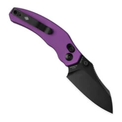 Kizer Mini Bulldog Folding Knife Purple Aluminum Handle Nitro-V Sheepsfoot Plain Black Blade V3672SA1 -White Mountain Knives Shop V2672SA1 2 5d0235b6 815f 4efc a4a4 491819ac5259 89859.1754411295