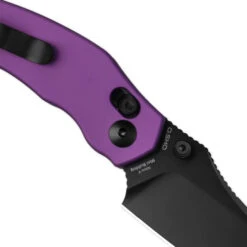 Kizer Mini Bulldog Folding Knife Purple Aluminum Handle Nitro-V Sheepsfoot Plain Black Blade V3672SA1 -White Mountain Knives Shop V2672SA1 3 e4c0d79f 10e6 4093 ae20 d4d51c69e780 04262.1754411295