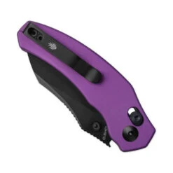 Kizer Mini Bulldog Folding Knife Purple Aluminum Handle Nitro-V Sheepsfoot Plain Black Blade V3672SA1 -White Mountain Knives Shop V2672SA1 5 b46ad7a2 af05 4c63 ae98 8a6bc7333025 98859.1754411295