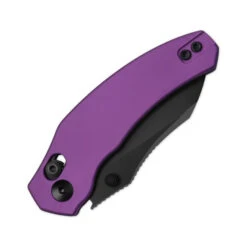 Kizer Mini Bulldog Folding Knife Purple Aluminum Handle Nitro-V Sheepsfoot Plain Black Blade V3672SA1 -White Mountain Knives Shop V2672SA1 6 6119ed2e 738d 4a61 90ea b11b6c4344e2 87119.1754411295