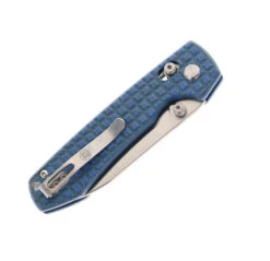 WMK Exclusive Vosteed Raccoon Crossbar Lock Folding Knife Blue Micarta Frag Handle 14C28N Plain Edge Satin Finish RCCWM2 -White Mountain Knives Shop VOSTEED RACCOON CB BLUE MICARTA 03 01324.1692206169