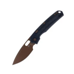WMK Exclusive Vosteed Psyop Folding Knife Black Micarta Handle Elmax Copper PVD Finish A2216