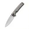 Discontinued WE Subjugator Folding Knife Gray Titanium Handle 20CV Plain Edge Satin Finish WE21014C-1 -White Mountain Knives Shop WE21014C 1 Subjugator 1 28837.1643249940