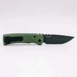 Chaves Knives Pro-Tech Automatic Redencion 229 Folding Knife OD Green Aluminum Handle S35VN Tanto Plain Black DLC Blade CK-1A10-2G3F-6D2 -White Mountain Knives Shop Website Listing Photo 884 720x 41626.1749063274