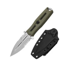 Kizer Norcross Fixed Blade Olive Green G10 Handle Nitro-V Spear Point Partially Serrated Edge ZX-FB01A4 -White Mountain Knives Shop ZX FB01A4 5 07528.1747784041