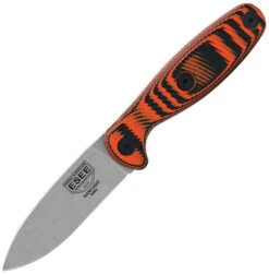 ESEE Xancudo Fixed Blade Knife Black/Orange G10 Handle S35VN Plain Edge ESXAN2006