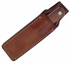 Straight Line Knives Ally Fixed Blade Knife Brown Burlap Micarta Handle M390 Plain Edge Stonewash Finish -White Mountain Knives Shop bbl 2 54326.1734710796