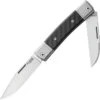 LionSteel Bestman Folding Knife Black Carbon Fiber Handle M390 Clip/Wharncliffe Plain Edge BM13 CF