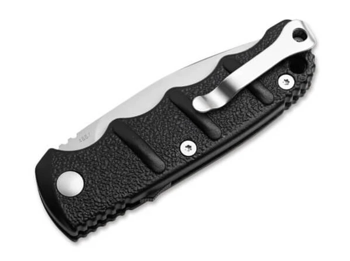 Boker KALS Mini Auto Knife Black Aluminum Handle D2 Plain Edge 01KALS92 3 Boker KALS Mini Auto Knife Black Aluminum Handle D2 Plain Edge 01KALS92
