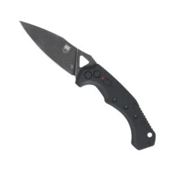 CobraTec Auto Knife Black G10 Handle D2 Drop Point Plain Black Blade BAFRYK
