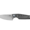 MKM MAKRO 1 Fixed Blade Knife Black Carbon Fiber Handle M390 Drop Point Plain Edge Stonewash Finish MA01-CF -White Mountain Knives Shop c3343471 3aad 4588 b104 2b006b5363ca 32886.1659460879