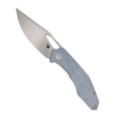Orbital Knives Callisto Folding Knife Blue Micarta 154CM Plain Edge Stonewash Finish] -White Mountain Knives Shop cbm 1 31454.1733352392