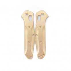 Flytanium Brass Scales For Benchmade Mini Osborne 945 Stonewash FLY-818