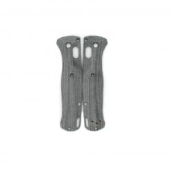 Flytanium Crossfade Scales For Benchmade Bugout Black Canvas Micarta Body FLY-869