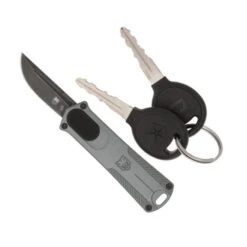 CobraTech California OTF Auto Knife Grey Aluminum Handle D2 Plain Edge Stonewash Finish CALI952GRYDNS -White Mountain Knives Shop df93f6d1 af24 4031 ac2c 181a8b84d274 32516.1750357015