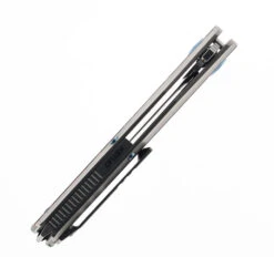 Ketuo Telson Flipper Folding Knife Titanium/Multi Colored G10-Damascus Handle M390 Drop Point Plain Edge -White Mountain Knives Shop ketuo Telson red 06 83857.1682362948